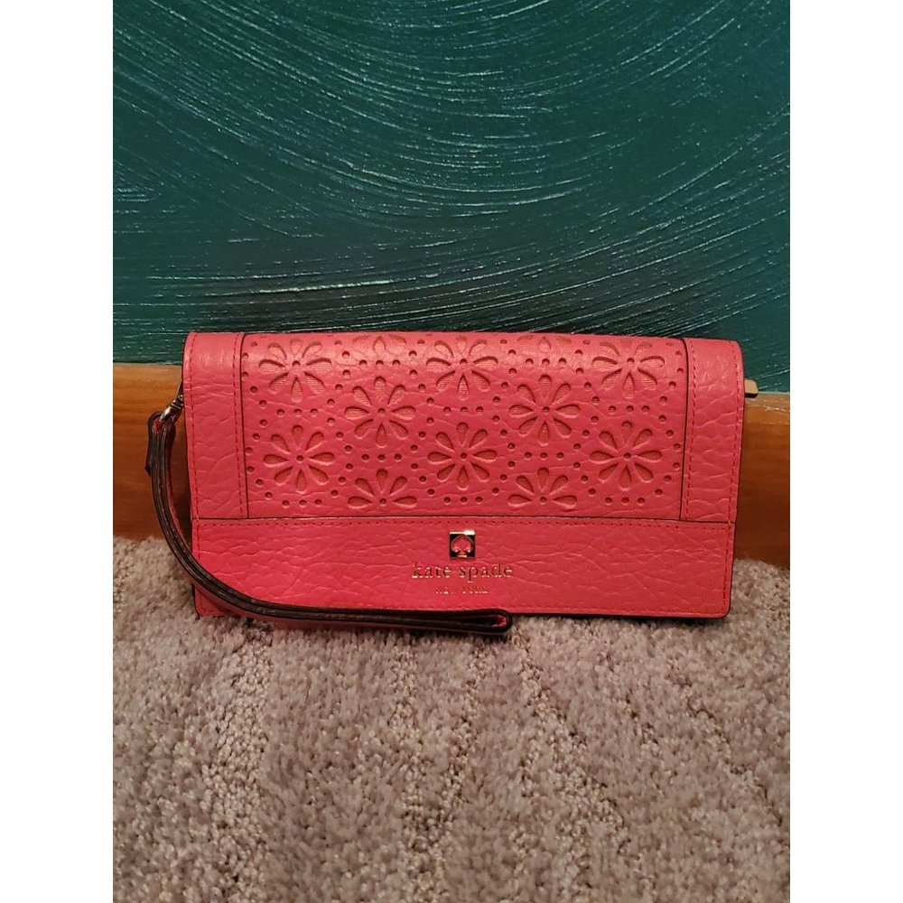 Kate Spade Floral Wristlet